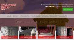 Desktop Screenshot of isolationsorel.com
